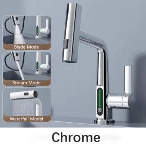 Digital Display Temperature Faucet, JOHO