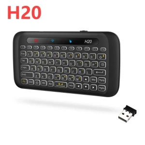Mini 2.4Ghz Wireless Keyboard with Backlight Touchpad Air Mouse IR Tilt Remote Control, Super Star Mall