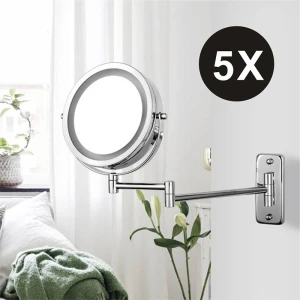 Smart Makeup Mirror with Adjustable Lighting, Vinde Home