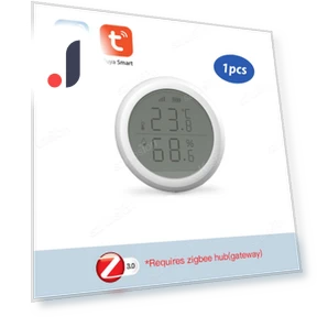 Temperature and Humidity Sensor with LCD Display — Home Climate Control, Tuya Smart