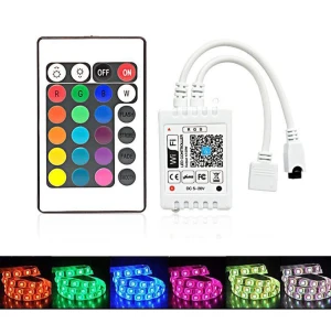 Wi-Fi LED RGB Controller with IR Remote, Super Star Mall