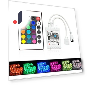 Wi-Fi LED RGB Controller with IR Remote — Remote Controls, Super Star Mall