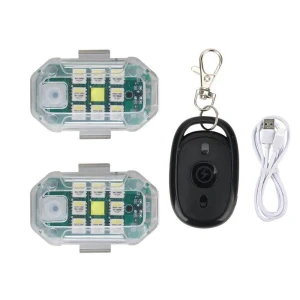Wireless Remote Control LED Strobe Light, Cars Auto Home
