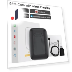 Android Auto & CarPlay Box — Stereo Receivers, Timeless Home
