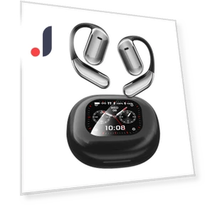 Bluetooth Headphones with Noise Cancellation and Smart Touch Screen — Over-Ear Headphones, Smarter than future