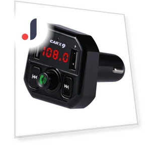 Car Charger with FM Transmitter and Bluetooth — Phone Accessories, AI Supermarket