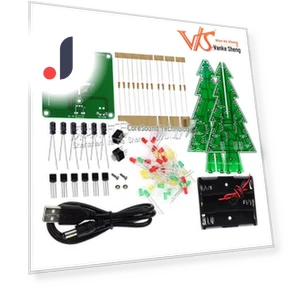 DIY Colorful Flashing Christmas Tree Kit — Tree Toppers, Smarter than future
