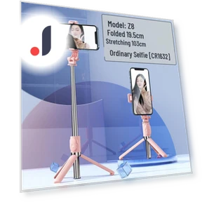 Integrated Bluetooth Selfie Stick and Tripod for Mobile Phones — Selfie Sticks, AI Supermarket