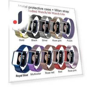 Metal Watch Strap with Case — Smartwatch Accessories, TVG
