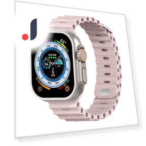 Silicone Strap for Apple Watch Ultra Marine — Bands, AI Supermarket