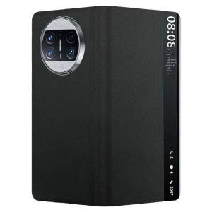 Thin Magnetic Leather Case with Smart Window, Super Case