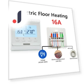 WiFi Programmable Thermostat for Electric Floor Heating — Smart Climate Control, Build My Home