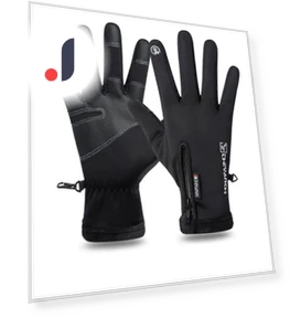 Winter Motorcycle Gloves with Touchscreen — Gloves, 888 Auto Parts Town