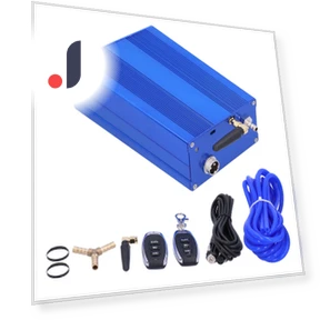 Exhaust Valve Kit with Electric Remote Control — Exhaust & Emissions, TOMTOP JMS