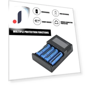 LCD Battery Charger — Chargers, Liitokala