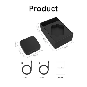 Mini Wireless CarPlay Dongle 2in1 AI Box, Auto Launcher