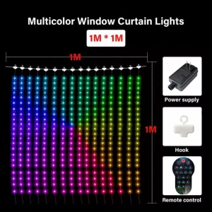Programmable Smart LED Window Curtain Light, YOCOLO