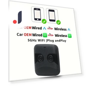 Wireless CarPlay Android Auto Adapter — Stereo Receivers, Kebidumei