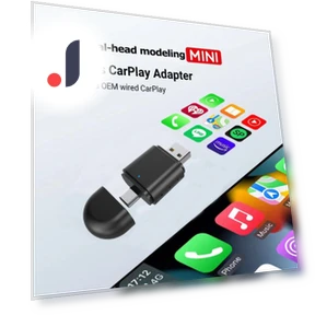 Wireless CarPlay Android Auto Adapter — Stereo Receivers, Auto Launcher