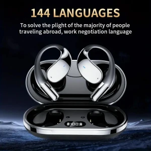 AI Translator Open-Ear Headphones, Aloisia