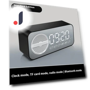 Bluetooth Speaker with Alarm Clock — Portable Audio, Wang Yi Yan Xuan