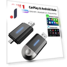 Carplay Android Auto USB Type C Adapter — Phone Accessories, Timeless Home