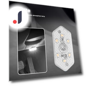 Multicolor Car Night Light with Magnetic Suction — Light Kit, Timeless Home