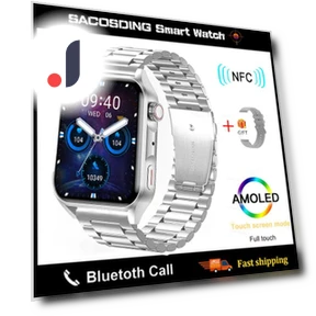 NFC Bluetooth Call Smartwatch with AMOLED HD Screen — Smartwatches, Tiktop2