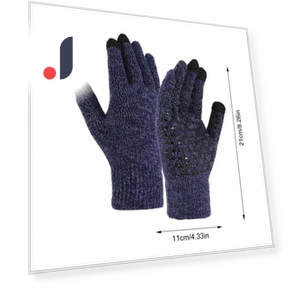 Winter Motorcycle Gloves with Touchscreen — Gloves, Rustic Elegance House