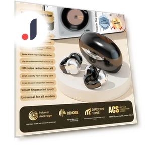 Wireless Clip-On Headphones — Over-Ear Headphones, Pento Smart