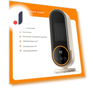Room Air Heater with LCD Touch Screen — Portable Heating Solutions, Qichuanxin