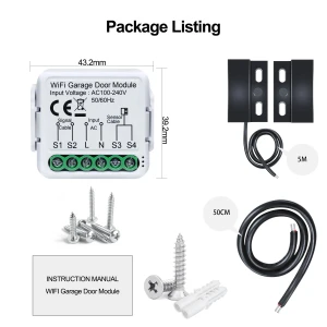 Smart Garage Door Switch Controller, Modern Home Furnishing