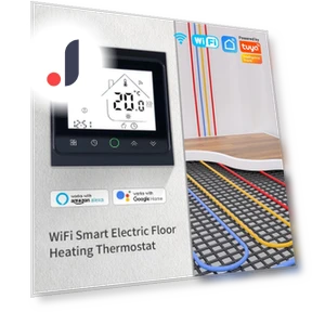 Smart WiFi Thermostat — Home Climate Control, Modern Home Furnishing