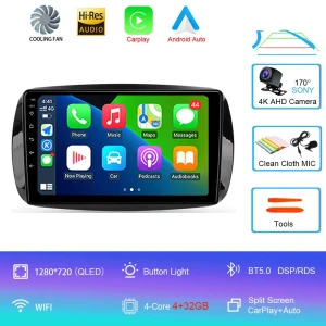 Android Car Stereo with CarPlay, AutoSphere