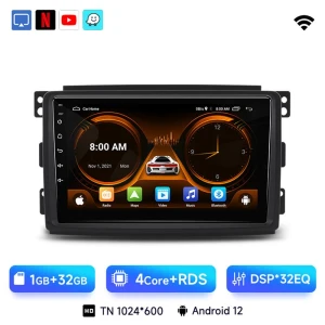 Car Radio with GPS, CarPlay, Android Auto — Car Infotainment System, JIUYIN