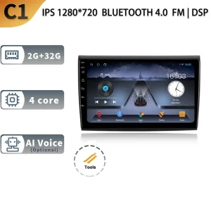 Carplay Android 13 Multimedia Video Player — Car Infotainment System, AutoSphere