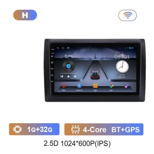 Multimedia Android Player for Fiat Stilo 2002-2010, AutoSphere