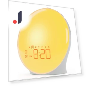 Sunrise and Sunset Simulation Lamp with White Noise — Alarms & Clocks, Best Electronics