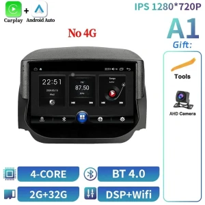 Wireless BT Carplay Radio Android Multimedia 4G GPS Navigation Touch Screen Stereo, AutoSphere