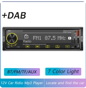 1 Din MP3 Player for Car with DAB Digital Radio, AutoSphere
