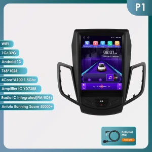 9.7-inch QLED 2din Android Car Multimedia Video Player, OSSURET