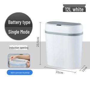 Induction Smart Trash Can for Bathroom, CrossCart