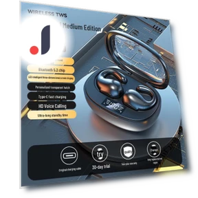 True Wireless Headset with Bone Conduction — On-Ear Headphones, AI Market