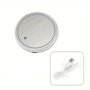 Car Coasters Cup Holder LED Light Mats, Dream Garage