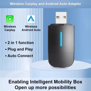 Dual Interface Wireless CarPlay Android Auto Adapter — Car Infotainment System, JOHO - CarGear