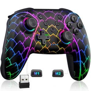 Pro Controller with Gyroscope, Macro, Rear RGB Backlight, DOKI DOKI MARKET
