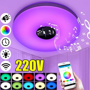 Round Recessed Music Bluetooth Speaker Smart Ceiling Light, The Romantics