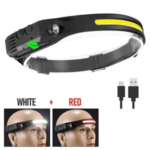 USB Rechargeable LED Sensor Headlamp, Dream Garage