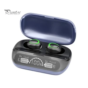 Wireless Earbuds with Touch Control, Hi-Fi Sound, LED Digital Display, Charging Case, Computer Life