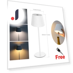2-in-1 Wireless Wine Bottle Lamp — Study & Desk Lighting, MALITAI